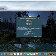 Zrzut ekranu 2016-01-29 o 19.10.03  Test programem Unigine Valley Benchmark 1.0. Ustawienia 1280x720 Basic.
